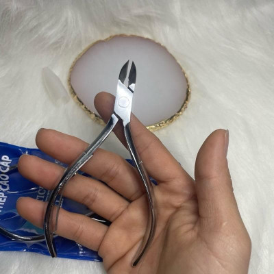 Kìm Bấm Móng Thật Hải Đăng Mũi To Thép Cao Cấp Làm Nail, Kềm Cắt Móng Tay Chân Sáng Bóng, Không Gỉ Siêu Bền Khoẻ Cuticle Nippers da Full Jaw