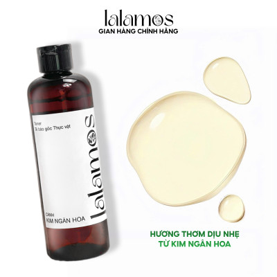 Toner Cánh Kim Ngân Hoa Lalamos Dưỡng Ẩm Và Se Khít Lỗ Chân Lông 250ml