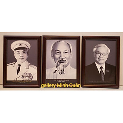 BỘ ẢNH MÀU GỐC CHÂN DUNG BÁC HỒ – BÁC GIÁP -BÁC TRỌNG