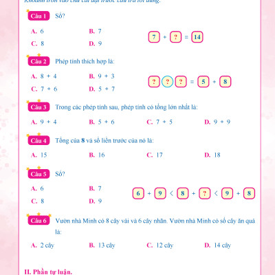 Combo Bài Tập Tuần Toán, Tiếng Việt Lớp 2 - Cánh Diều (Tự Chọn Sách)