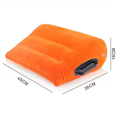 Gối đệm bơm hơi hình tam giác hỗ trợ lưng cơ thể nâng cao tiện dụng cho các cặp đôi (Tùy Chọn Mẫu Combo Quà Tặng)