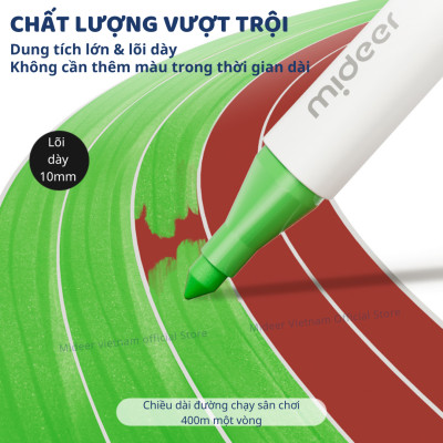 Bút màu nước cho bé Mideer, bút lông xóa được an toàn cho bé Washable Marker