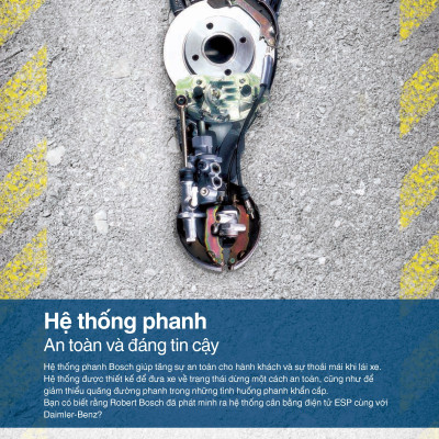 Bố Thắng Trước Toyota Hiace, Hiace Commuter (-2014) - Bosch BP 5666