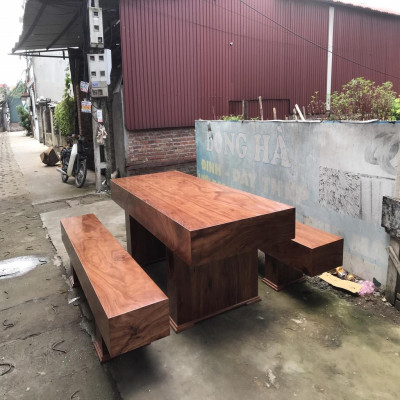 Bàn Ghế K3 Gỗ Hương Xám