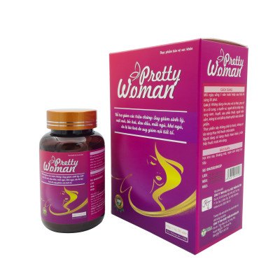 Viên uống đẹp da, bổ sung nội tiết tố nữ Pretty Woman hộp 30 viên