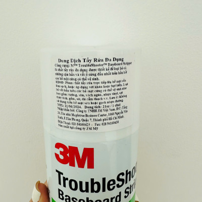 Chai Tẩy Đa Năng Keo Decal ...Tường, Sàn, Vách ngăn, Nhựa Vinyl. Sợi thủy tinh Gốm, sứ, Đá. Cẩm thạch 3M TroubleShooter - 21OZ/ 600g