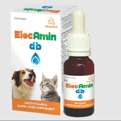 ElecAmin DB Giúp Tăng Đề Kháng, Giảm Stress, Ăn Ngon, Tiêu Hóa Tốt Cho Chó, Mèo, Chim, Vẹt