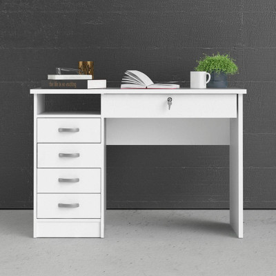 Bàn làm việc tại nhà bằng gỗ kiểu dáng nhỏ gọn SMLIFE Dola