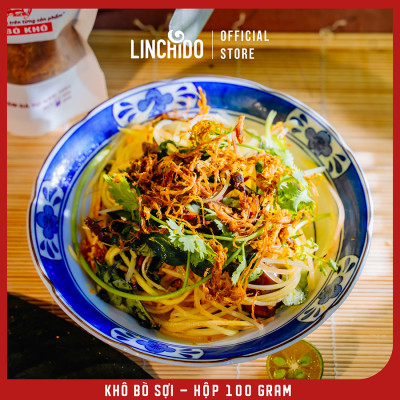 Khô Bò Sợi _ Tùng Phương Du Ký _ Loại 100 Gram ( LOẠI HỘP )