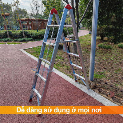 Thang Ghế Gấp Gọn, Có Tay Vịn Gia Đình , Bậc Thang Chắc Chắn, Dễ Dàng Sử Dụng - Hàng chính hãng NIKITA