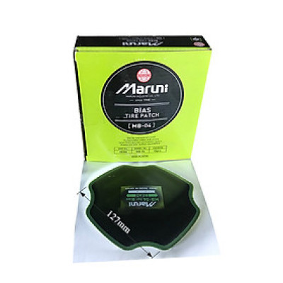 Hộp 10 miếng vá lốp có bố MB-04 Maruni - Nhật (Size: 127mm)