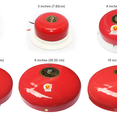 Chuông Điện dạng đĩa 8 inches, 97dB - 220V AC