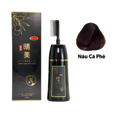 Lược nhuộm tóc, Dầu gội Phủ Bạc thảo dược, 350ml, Komi Nhật Bản 