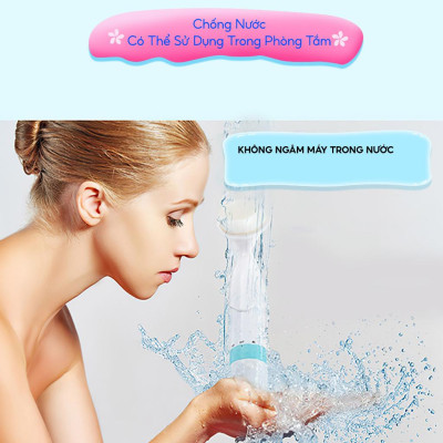 Máy rửa mặt kết hợp mát xa mặt Half Horse. Làm sạch sâu hơn giúp tuần hoàn máu giúp da sáng đẹp tự nhiên