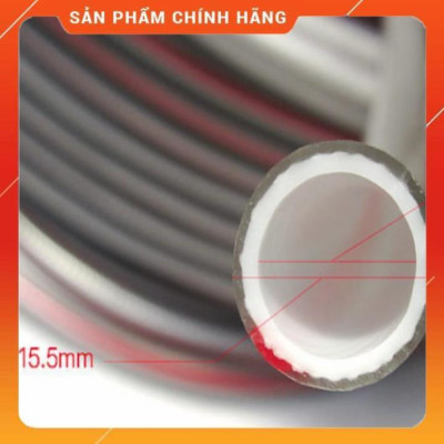 ️ Bộ dây vòi xịt nước rửa xe, tưới cây, tăng áp 3 lần, loại 20m 206701-3 đầu đồng,cút,nối nhựa đen