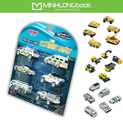 Đồ Chơi DUKA: Mô Hình Hợp Kim – Bộ Sưu Tập Xe Công Trường/Xe Thiết Giáp/Xe Cảnh Sát