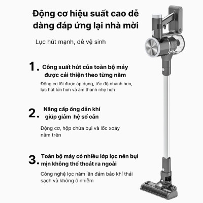 Máy hút bụi cầm tay SOKANY loại SẠC PIN - SK13042 - HÀNG CHÍNH HÃNG
