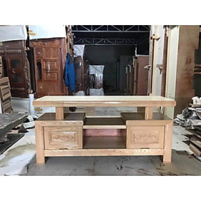 kệ TV gỗ xoan đào, sồi kích thước 1m2 cao 60cm