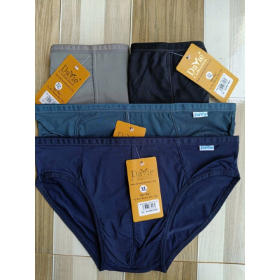 Quần Lót Nam Thương Hiệu Davie DVTL015, Chất Liệu Thun Lạnh Cao Cấp, Đai Lưng 1.5cm