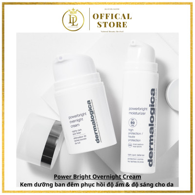 Kem dưỡng ban đêm giúp phục hồi độ ẩm và độ sáng cho da lão hóa Dermalogica Power Bright Overnight Cream 50ml