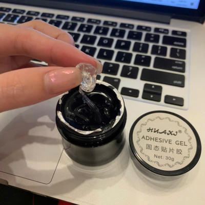 Gel Định Hình Huaxi 10g 30g Gắn Móng Úp, Nặn Charm, Định Hình Móng, Trong Suốt Nhanh Khô, Làm Nail Chuyên Nghiệp