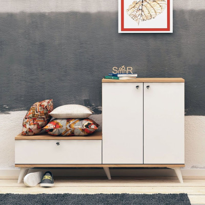 Tủ giày gỗ MDF thiết kế đẹp SMLIFE Runati