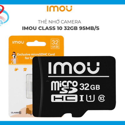 Thẻ Nhớ Mirco SD Imou 32Gb Class 10 Chuyên Ghi Hình Cho Camera, Máy Ảnh và Điện Thoại - Hàng Chính Hãng 