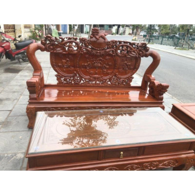 Bộ bàn ghế mẫu rồng khuỳnh - NỘI THẤT BÌNH LONG 0988-352-210