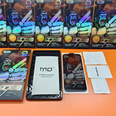 Kính Cường Lực KingKong Mo Gucase Dành Cho iPhone 7Plus/ X/ XS/ XS Max - 11/ 11Pro/ 11Pro Max - iPhone 12/ 12Pro/ 12ProMax - iPhone 13/ 13Pro/ 13ProMax - iPhone 14/ 14Plus/ 14Pro/ 14ProMax - Full Hộp chống vân tay- Dán Full Màn - Hàng Chính Hãng