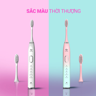 Bàn Chải Điện Sonic Life360 LE-BCD22A (Bản Cao Cấp) - Công nghệ sóng âm sonic, Chải Sạch Mảng Bám Tới 10 Lần, 5 chế độ thông minh, Chống Nước IPX7 