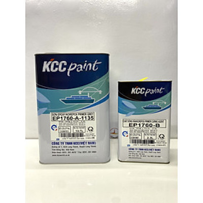 Sơn lót Epoxy KCC EP 1760 màu xám 16L/Bộ