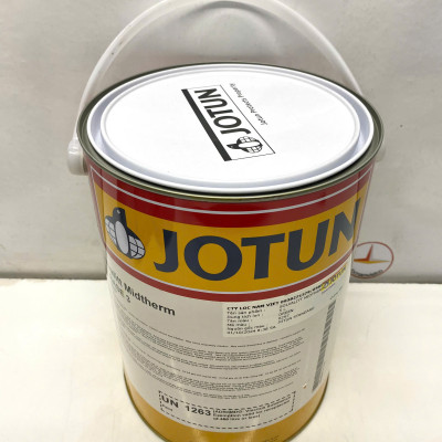 Sơn chịu nhiệt Jotun Solvalitt Midtherm (260°C) Base 3 màu xanh - Green 0257 _ 5L