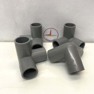 Co góc 3 nhánh, tê góc, co 3 hướng 27 nhựa PVC Bình Minh ( 5 cái )