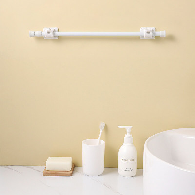 Thanh Treo Rèm Dán Tường Treo Đồ Đa Năng Hamart Kim Loại Gắn Tủ Quần Áo Cửa Sổ Ngang 1.3CM