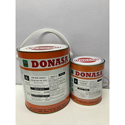 Sơn sàn bê tông Donasa /Floor coating Paint màu xanh da trời DEF 8542 3L