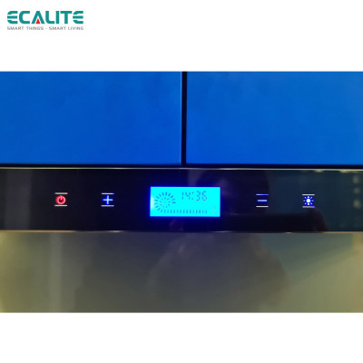 Máy Hút Mùi Âm Tủ H-Series Ecalite EH-AT60LCD - Kính Đen -  Điều Khiển Cảm Ứng 3 Tốc Độ - Màn Hình LCD Hiện Đại - Hàng Chính Hãng 
