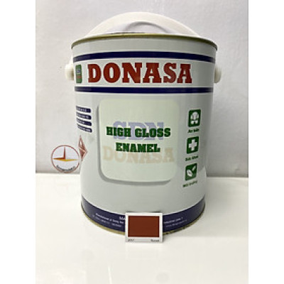 Sơn dầu Đồng Nai Donasa màu nâu đỏ 2057 3kg _ DLF 2057