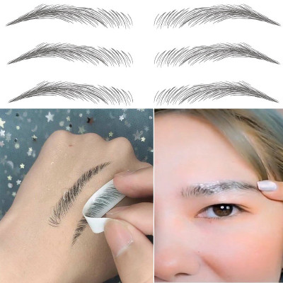 Set 20 Hình Xăm Miếng Dán Lông Mày 6D Chống Thấm Nước Lâu Trôi 