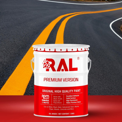 Sơn kẻ vạch Alkyd nhanh khô RAL ROAD LINE RAPID - 5KG