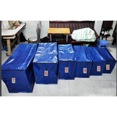 Túi Đựng Quần Áo Giỏ Đựng Đồ Chăn Mền Chống Thấm Nước Hoa Văn Đẹp Chất Liệu Bạt Dày Dặn Có Lựa Chọn Mẫu Sọt