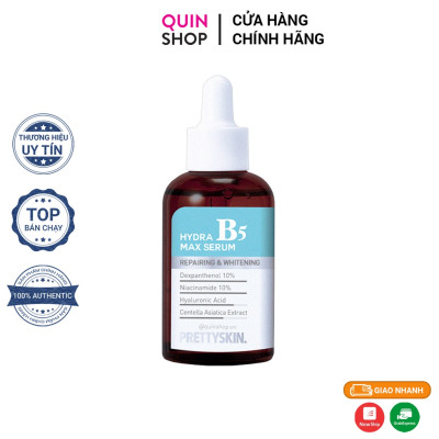 Serum B5 Multi Hydra Max Prettyskin giúp phục hồi dưỡng trắng dành cho da dầu mụn, da khô 50ml