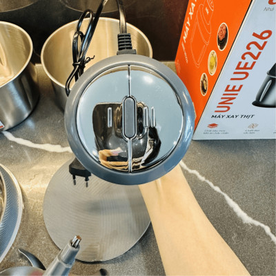 Máy Xay Thịt Cao Cấp Unie UE-226 (UE226)  , 2 Cối Inox, Có Lưỡi Bóc Hành Tỏi, Hàng Chính Hãng