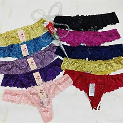 COMBO 10 QUẦN REN LỌT KHE 6202