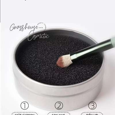 HỘP GẠT VỆ SINH CỌ TRANG ĐIỂM GECOMO LẤY ĐI PHẤN THỪA TRÊN CỌ TRANG ĐIỂM 