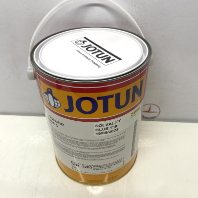 Sơn chịu nhiệt 600oC Jotun Solvalitt màu xanh Blue 139 _ 5L