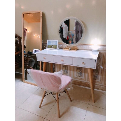 Bàn trang điểm chân sồi BT67