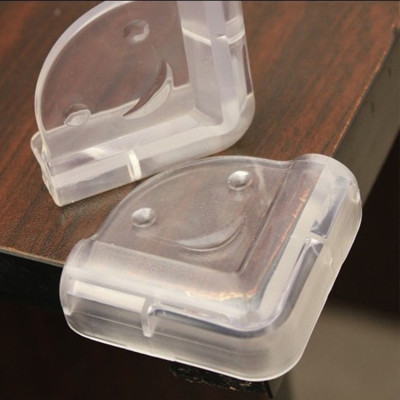 Combo 10 Miếng Bọc Góc Bàn Bằng Silicon Tránh Va Đập An Toàn Cho Bé Và Người Già Kèm Miếng Dán