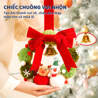 Vòng nguyệt quế noel Mideer Christmas wreath quà giáng sinh cho bé