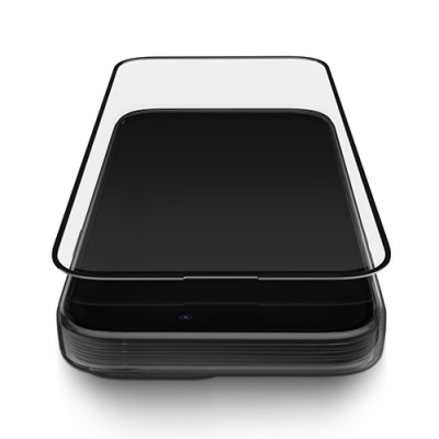 Kính Cường Lực Nhám có viền UNIQ OPTIX Matte Clear dành cho iPhone 15 Pro / 15 Promax - Hàng Chính Hãng