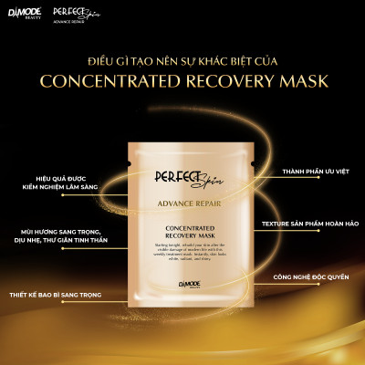 Mặt nạ tinh chất cô đặc tái sinh tế bào phục hồi da CONCENTRATED RECOVERY MASK DAMODE 6 cái dùng thử